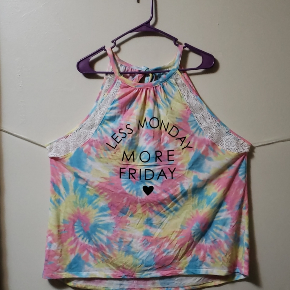 Tie-dye tank top